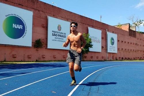 Nesta semana, a equipe brasileira de Cross Country e Biathlon realiza testes físicos de corrida, técnica sobre rollerskis e força / Foto: Divulgação/CBDN